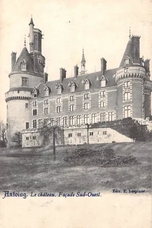 België Antoing Le Chateau Facade Sud-Est 1904 Kasteel Europa HC19085 Ostatnia szansa