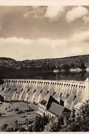 Darmowa dostawa Duitsland Waldeck Edersee Sperrmauer Deutschland Europa HC18958