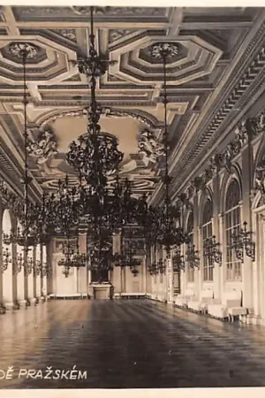 Tsjechië Praha Nemecky sal na Hrade Prazskem Fotokaart Czech Republic Europa HC18939 Premium