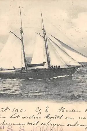 Italië Livorno 1901 Zeilschip Scheepvaart Italia Europa HC18920 Popularny