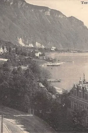 Zwitserland Territet et les Dents du Midi Montreux 1929 Spoorwegen Schweiz Switzerland Suisse Europa HC18642 Promocja