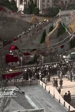 Duitsland Gruss aus dem Kunapark Krammhauslbahn Photo-Werke Schoneberg Berlin Deutschland Europa HC18612 Promocja