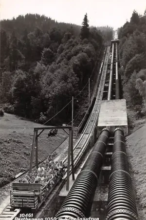 Kup teraz Oostenrijk Parthennen 1050 m Schragaufzug Fotokaart Österreich Austria Europa HC17837
