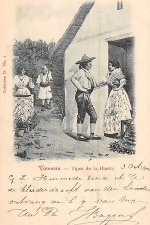 Oferta Spanje Valencia Tipos de la Huerta Espana Spain Europa Klederdracht 1902 HC18915