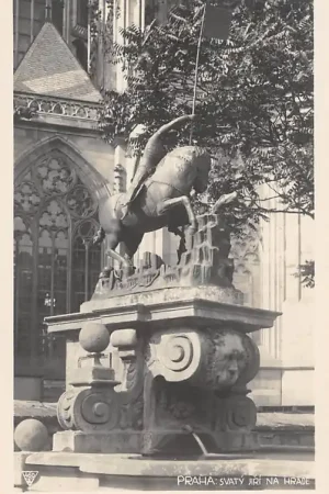 Tsjechië Praha Svaty Jiri na Herade Fotokaart Czech Republic Europa HC18913 Tani