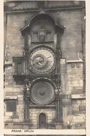 Tsjechië Praha Orloj Fotokaart Czech Republic Europa HC18912 Tylko dziś