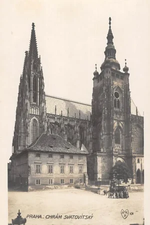 Tsjechië Praha Chram Svatovitsky Fotokaart Czech Republic EuropaHC18911 Premium