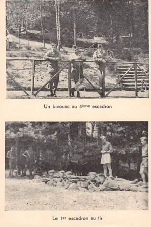 Oferta limitowana Frankrijk Algerije La Vir au 2e Spahis Algeriens Un bivouac au 4eme escadron La 1er escadron au fir Militair France Europa HC17773