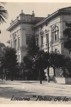 Zwitserland Locarno Palais de la Conference Fotokaart 1925 Schweiz Suisse Switzerland Europa HC17499 Ekspresowa dostawa