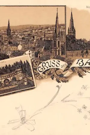 Duitsland Gruss aus Barmen 1892 Wuppertal Deutschland Europa HC17387 Darmowa dostawa