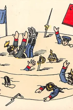 Nowość Frankrijk Militair WO1 1914 - 1918 Coulommier f 0,80 Humor Illustrator E.H. France Europa HC16613