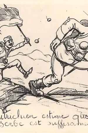 Frankrijk Militair WO1 1914 1918 L'Autrichien Humor France Europa HC16610 Wysoka jakość