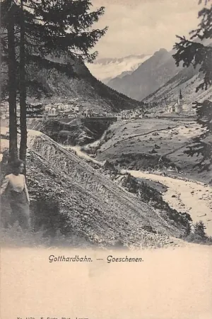 Zwitserland Gotthardbahn Goeschenen Spoorwegen Schweiz Switzerland Suisse Europa HC16568 Najlepsza cena