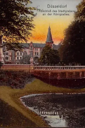 Zamów teraz Duitsland Dusseldorf Abschluss des Stadtgrabens an der Konigsallee 1911 Europa HC16435
