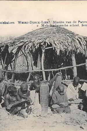 Nowość Weert Donck Lier Missiehuizen 2. Mohammedaansche school Senegal Missien van de Paters van den H. Geest in Afrika Belgie Europa HC16418