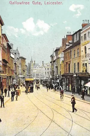 Oferta limitowana Engeland Leicester Gallowtree Gate Tram England Great Britain Europa HC16401