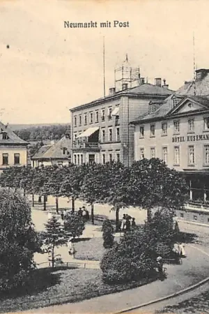 Duitsland Arnsberg Neumarkt mit Post 1911 Hotel Husemann Deutschland Europa HC16397 Tylko dziś