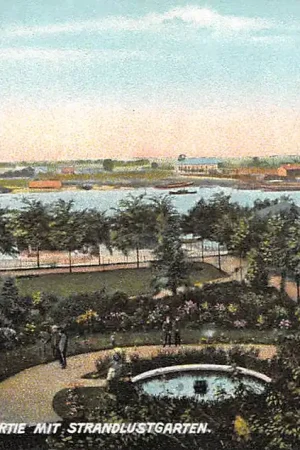 Duitsland Bremen Vegesack Weser-Partie mit Strandlustgarten Duitsland Europa HC16389 Ostatnia szansa