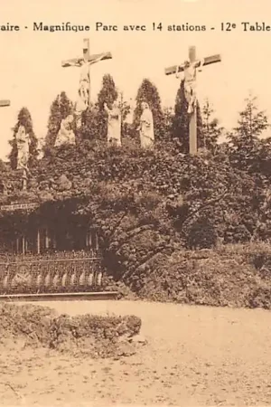 Darmowa dostawa Belgie Moresnet Le Calvaire Magnifique Parc avec 14 stations' - 12e Tableau 1938 Europa HC15688