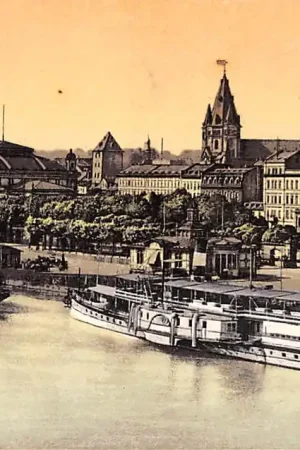 Darmowa dostawa Duitsland Mainz a. Rhein Haven Binnenvaart schepen Scheepvaart Deutschland Europa HC15684