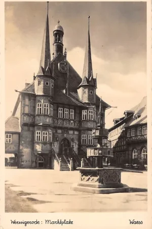 Duitsland Wernigerode Marktplatz Deutschland Europa HC15673 Rabat