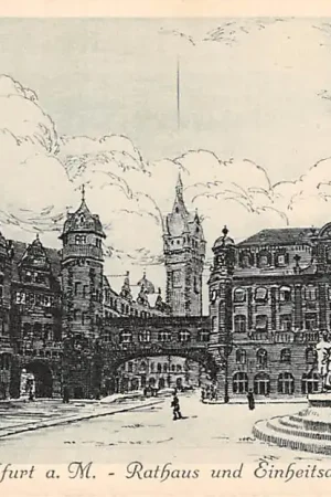 Najlepsza cena Duitsland Frankfurt am Main Rathaus und Einheitsdenkmal Deutschland Europa HC15234