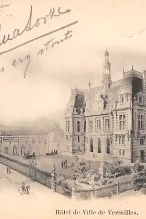 Oryginalny Frankrijk Versailles 1899 Hotel de Ville France Europa HC15525