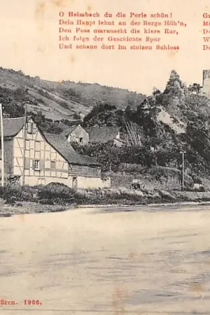 Duitsland Heimbach Eifel 1906 Deutschland Europa HC15521 Promocja