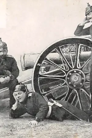 Duitsland Militair Soldaten bij kanon Deutschland Europa HC14585 Zwrot pieniędzy