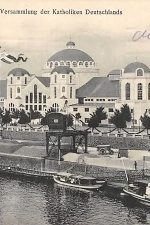 Duitsland Dusseldorf 1908 Festhalle der 55. General-Versammlung der Katholiken Deutschlands Europa HC13891 Premium