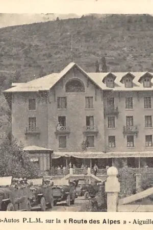 Rabat Frankrijk Aiguilles en Queyras Les Grands Hotels des Cars-Autos P.L.M. sur la Route des Alpes France Europa HC11652