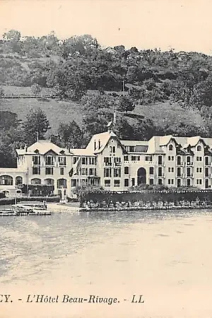 Tani Frankrijk Lac d'Annecy L' Hotel Beau-Rivage France Europa HC11583