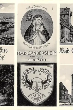 Ekspresowa dostawa Duitsland Bad Gandersheim am Harz 1952 Deutschland Europa HC9905