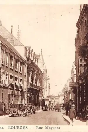 Frankrijk Bourges Rue Moyenne Auto France Europa HC8430 Popularny