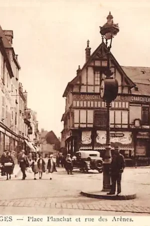 Darmowa dostawa Frankrijk Bourges Place Planchat et rue des Arenes France Europa HC8429