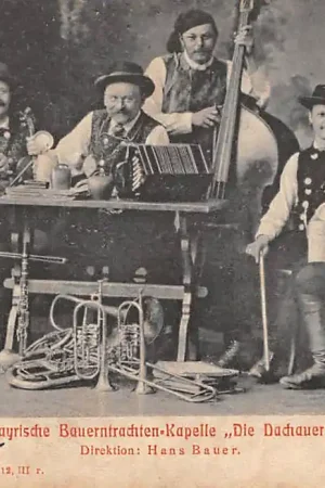 Promocja Duitsland Munchen Bayrische Bauerntrachten-Kapelle Die Dachauer Deutschland Europa HC8341