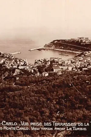 Frankrijk Monaco et Monte-Carlo Vue prise des Terrasses de la Turbie Fotokaart France Europa HC8331 Zamów teraz