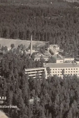 Finland Pietarsaari Jakobstad Ostanlid Sanatorium Luchtfoto Suomi Europa HC7457 Oryginalny