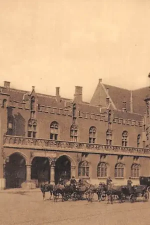 Nowość België Brugge Bruges La Gare Het Station Paard en wagen Spoorwegen HC7396