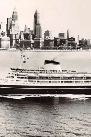 Wysoka jakość Scheepvaart Cristoforo Colombo in New York Rederij Italia Societa di Navigazione Italië Schepen HC4629