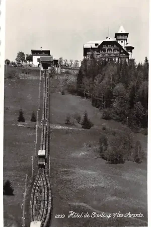 Szybka dostawa Lausanne Hotel de Sonloup s\\/les Avants Trein Zwitserland Suisse HC3224