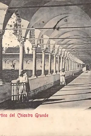 Pavia (Certosa) 1903 Portico del Chiostro Grande Italië Italia HC1841 Bezpieczna płatność