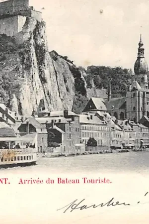 Kup teraz Belgie Dinant Arrivee du Bateau Touriste 1902 Europa HC1668
