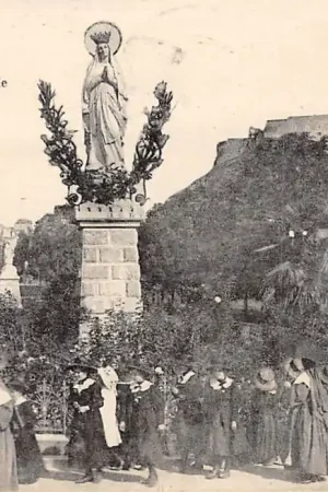 Frankrijk Lourdes Vierge Couronnee de l'Esplanade 1923 France Europa HC1585 Szybka dostawa