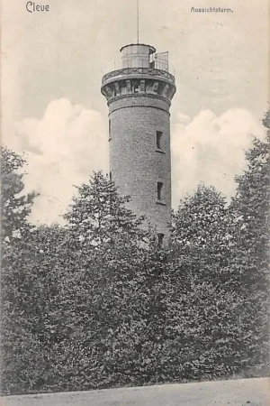 Duitsland Kleve Cleve 1907 Aussichtsturm Deutschland Europa HC1546 Wysoka jakość