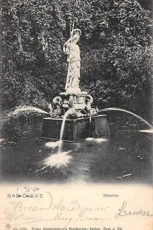 Premium Duitsland Kleve Cleve Monument Minerva 1904 Deutschland Europa HC1422