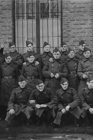 België Deurne Fotokaart militair soldaten Europa HC433 Rabat