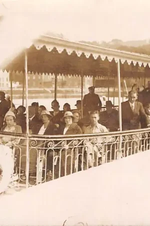Duitsland Wiesbaden Fotokaart Rondvaartboot 1935 Deutschland Scheepvaart Europa HC429 Bezpieczna płatność