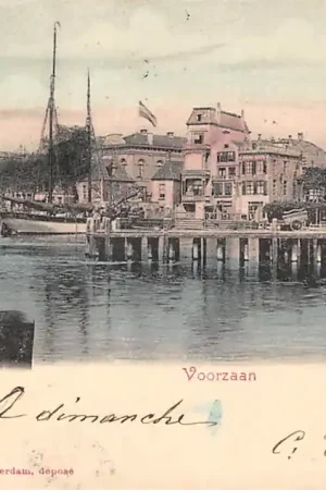 Darmowa dostawa Zaandam Voorzaan 1904 met schepen HC61673