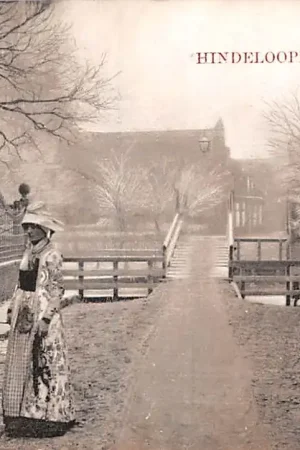 Hindeloopen 1921 Friesland Vrouwen in klederdracht Vintage HC61647 Rabat